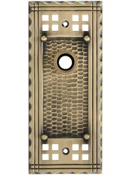 Pasadena Forged-Brass Back Plate